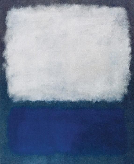 Mark Rothko Blue and grey 1962